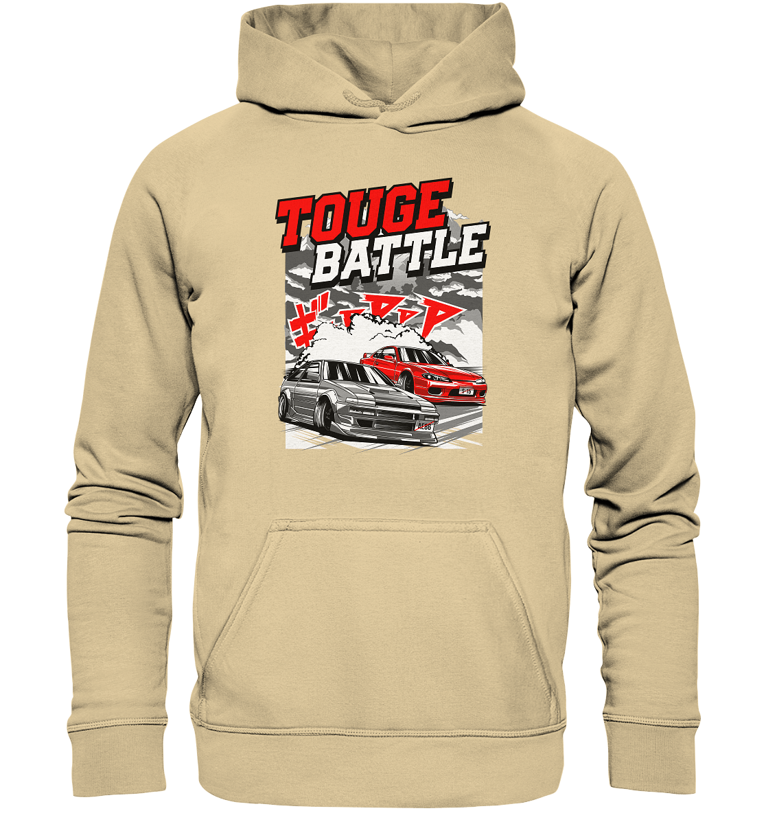 AE86 vs. S15 Touge - Basic Unisex Hoodie - MotoMerch.de