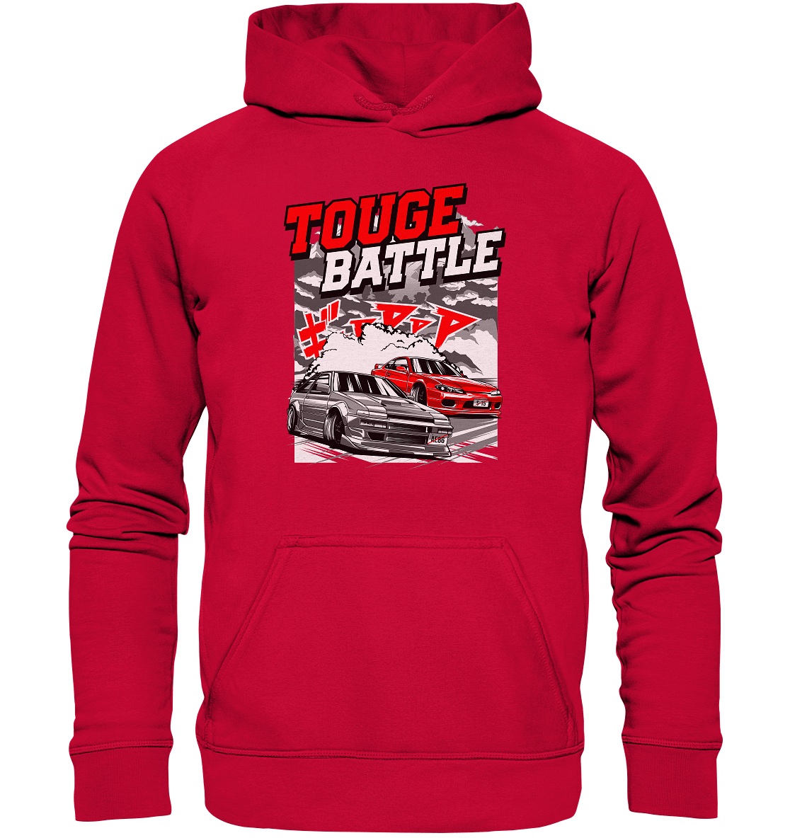 AE86 vs. S15 Touge - Basic Unisex Hoodie - MotoMerch.de