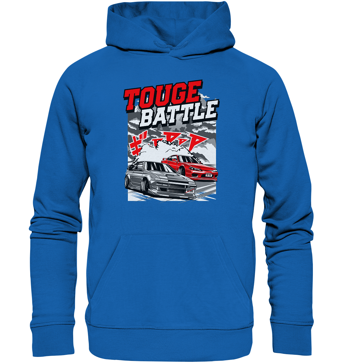 AE86 vs. S15 Touge - Premium Unisex Hoodie - MotoMerch.de