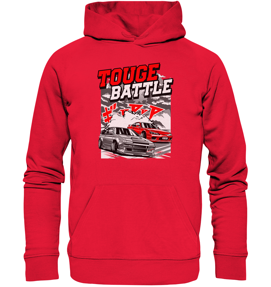 AE86 vs. S15 Touge - Premium Unisex Hoodie - MotoMerch.de
