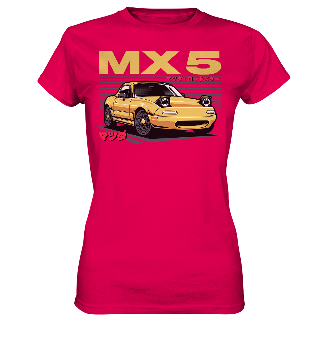 Banana Miata - Ladies Premium Shirt - MotoMerch.de