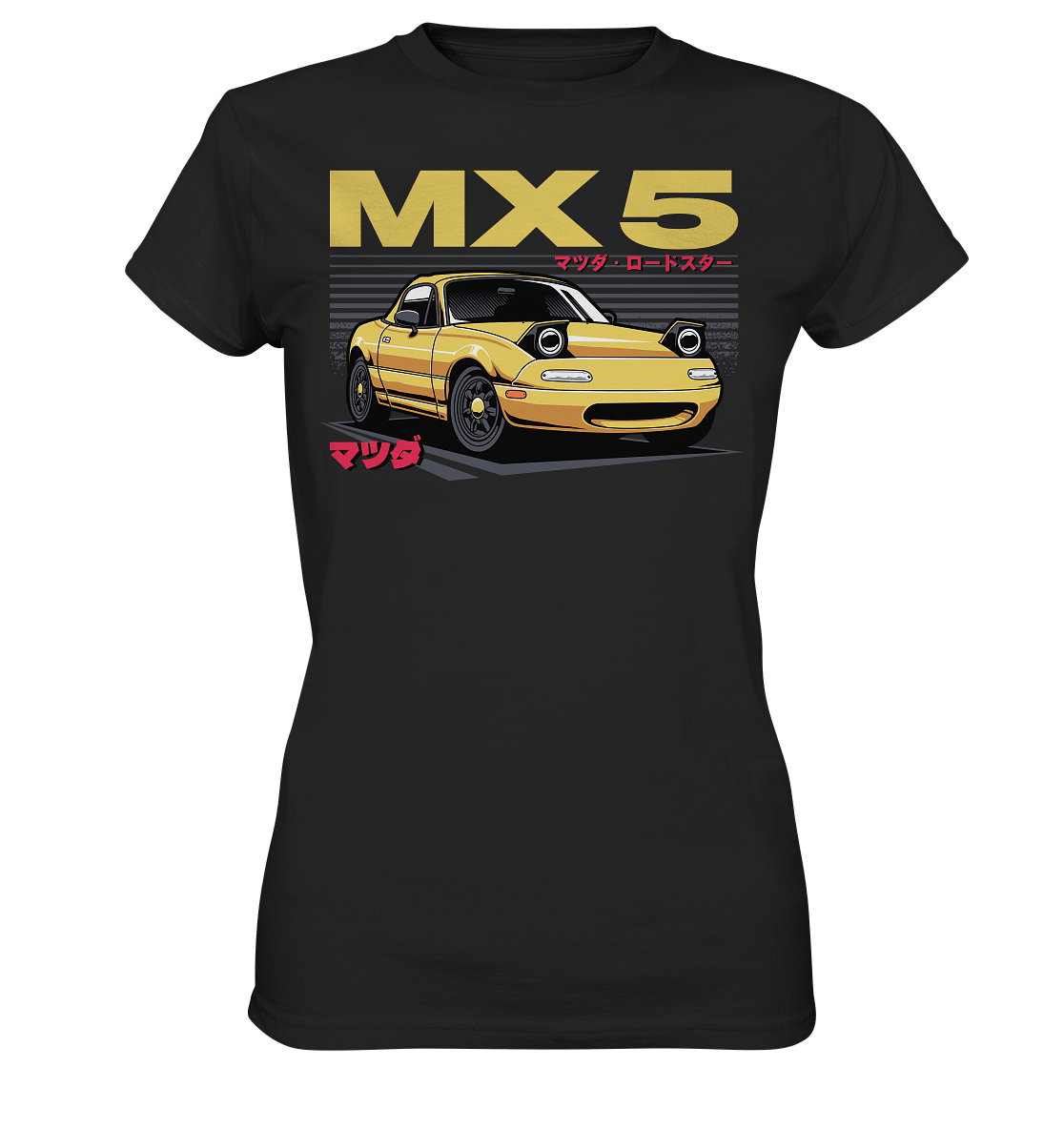 Banana Miata - Ladies Premium Shirt - MotoMerch.de