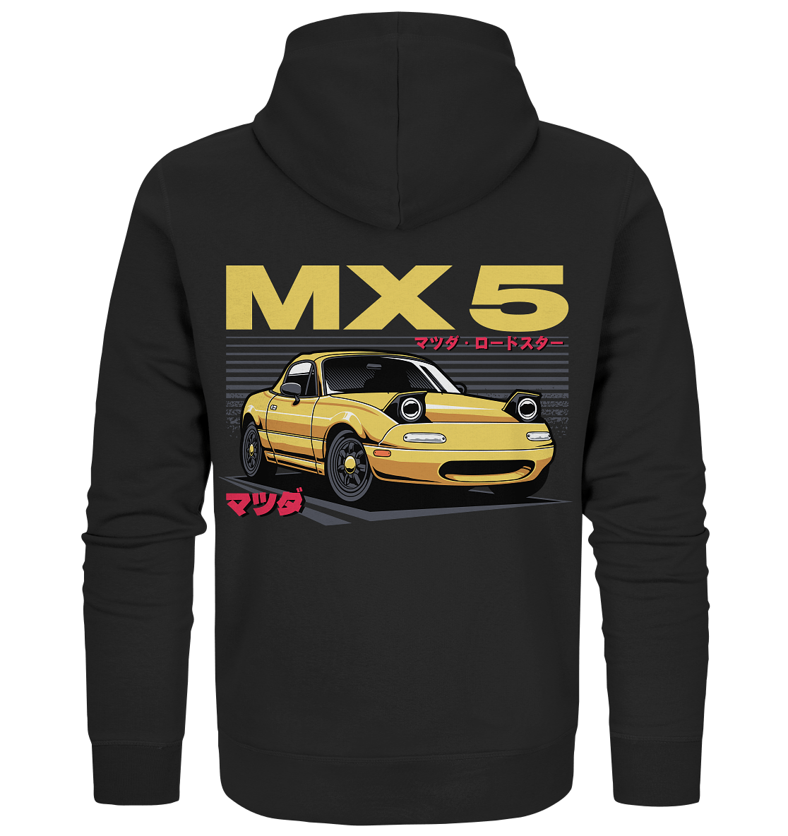 Banana Miata - Organic Zipper - MotoMerch.de