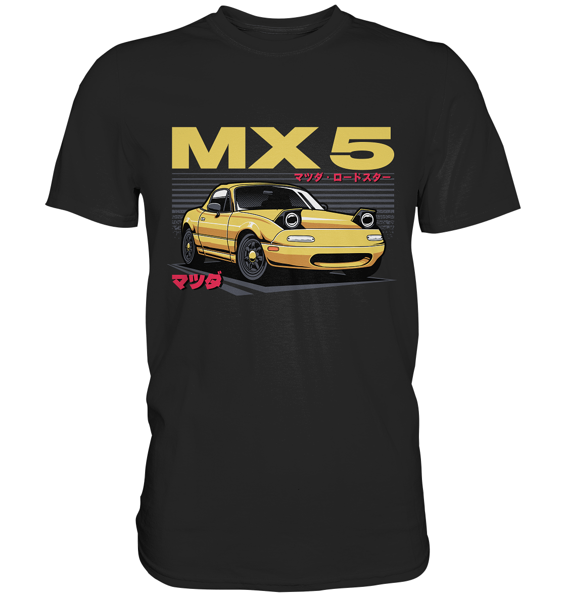 Banana Miata - Premium Shirt - MotoMerch.de