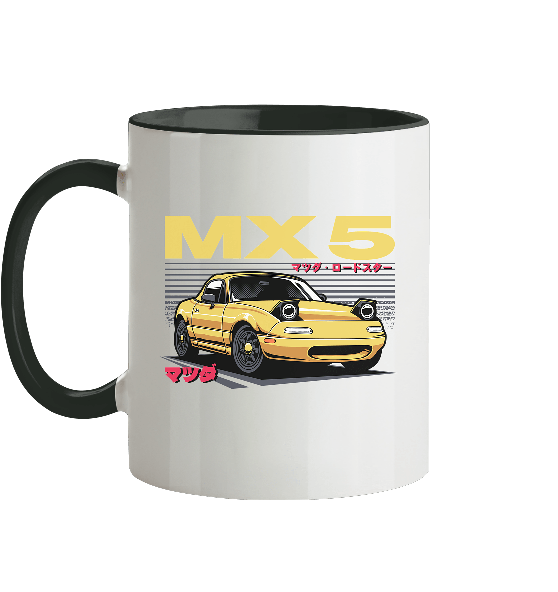 Banana Miata - Tasse zweifarbig - MotoMerch.de