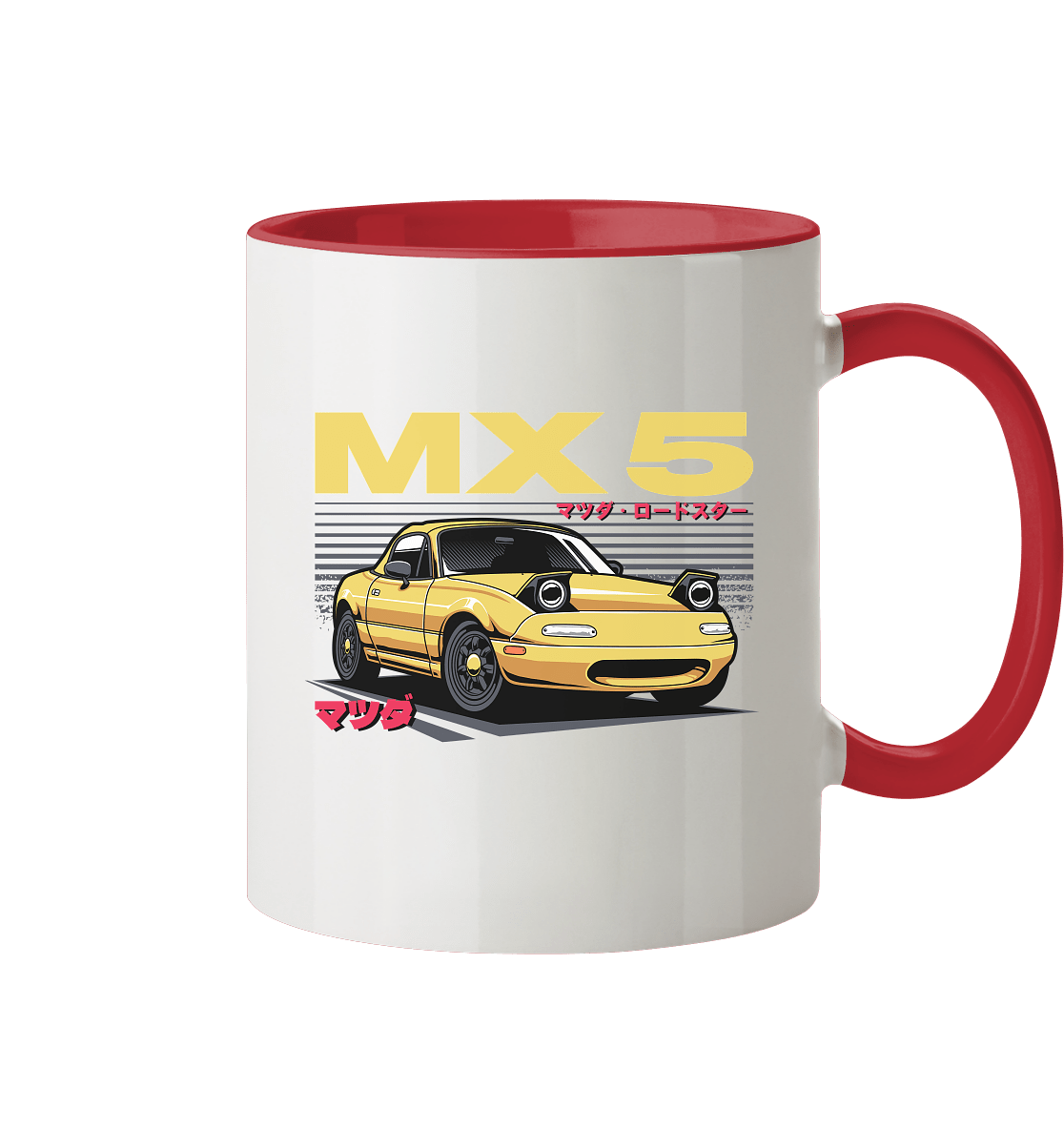 Banana Miata - Tasse zweifarbig - MotoMerch.de