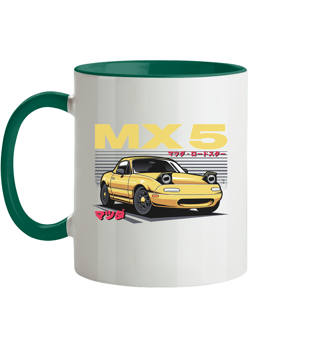 Banana Miata - Tasse zweifarbig - MotoMerch.de