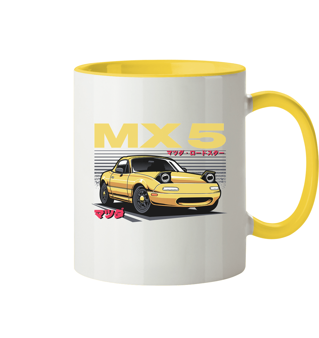 Banana Miata - Tasse zweifarbig - MotoMerch.de