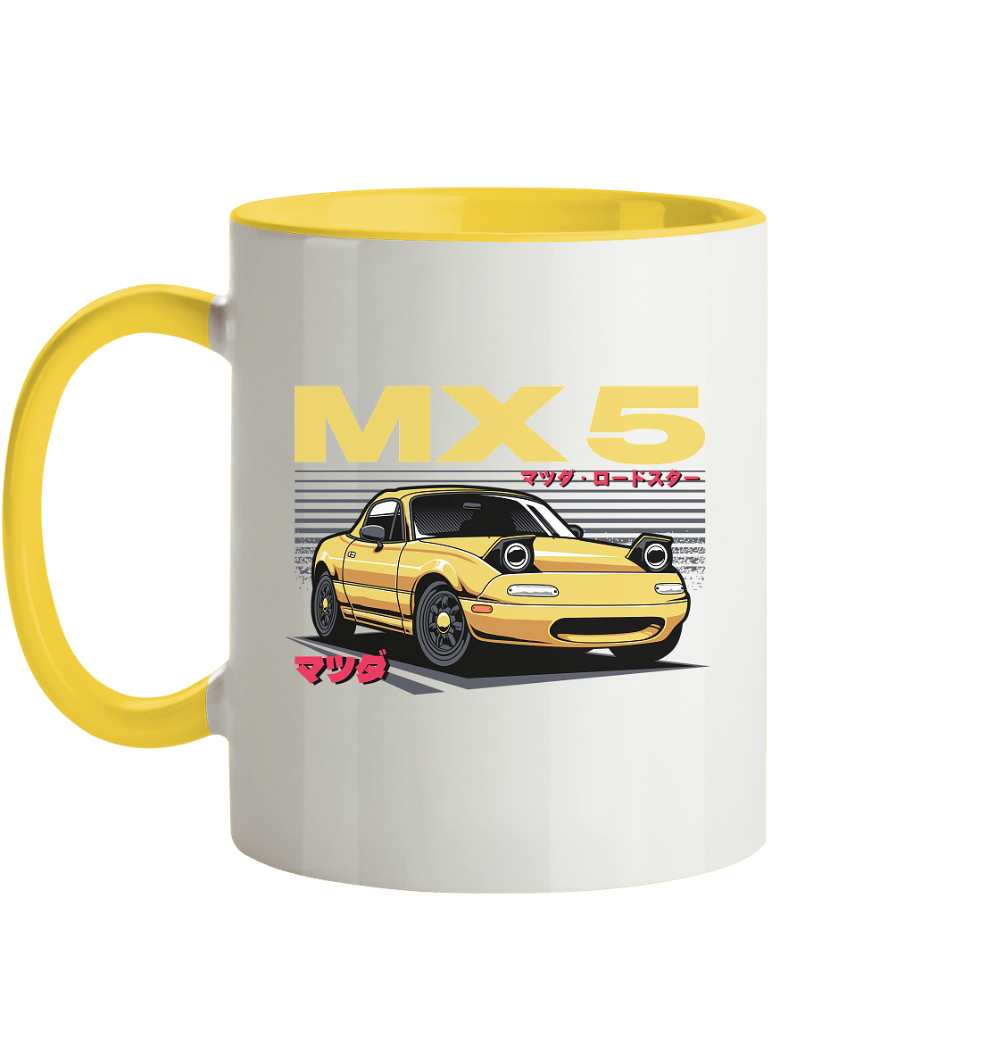 Banana Miata - Tasse zweifarbig - MotoMerch.de