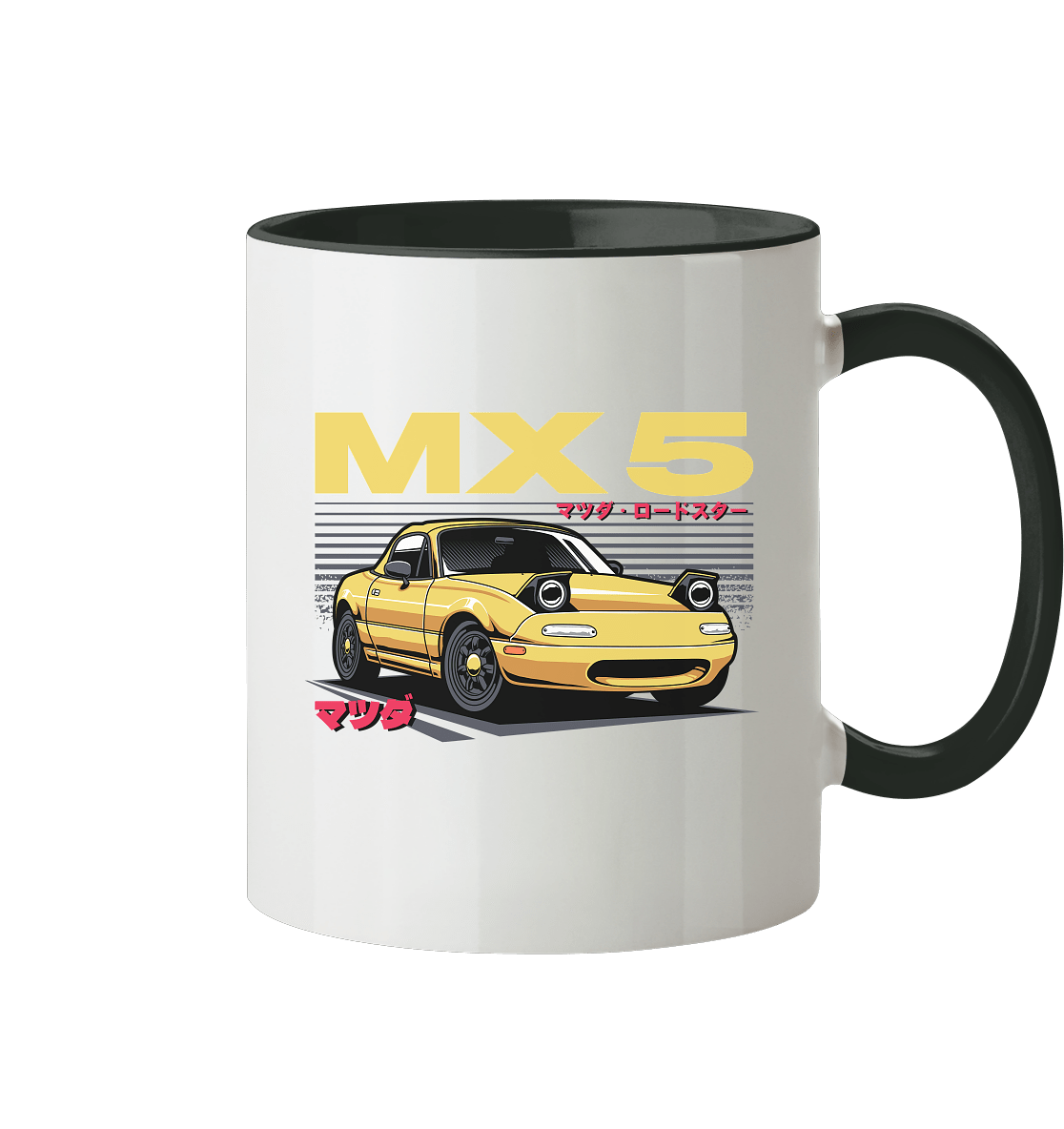 Banana Miata - Tasse zweifarbig - MotoMerch.de