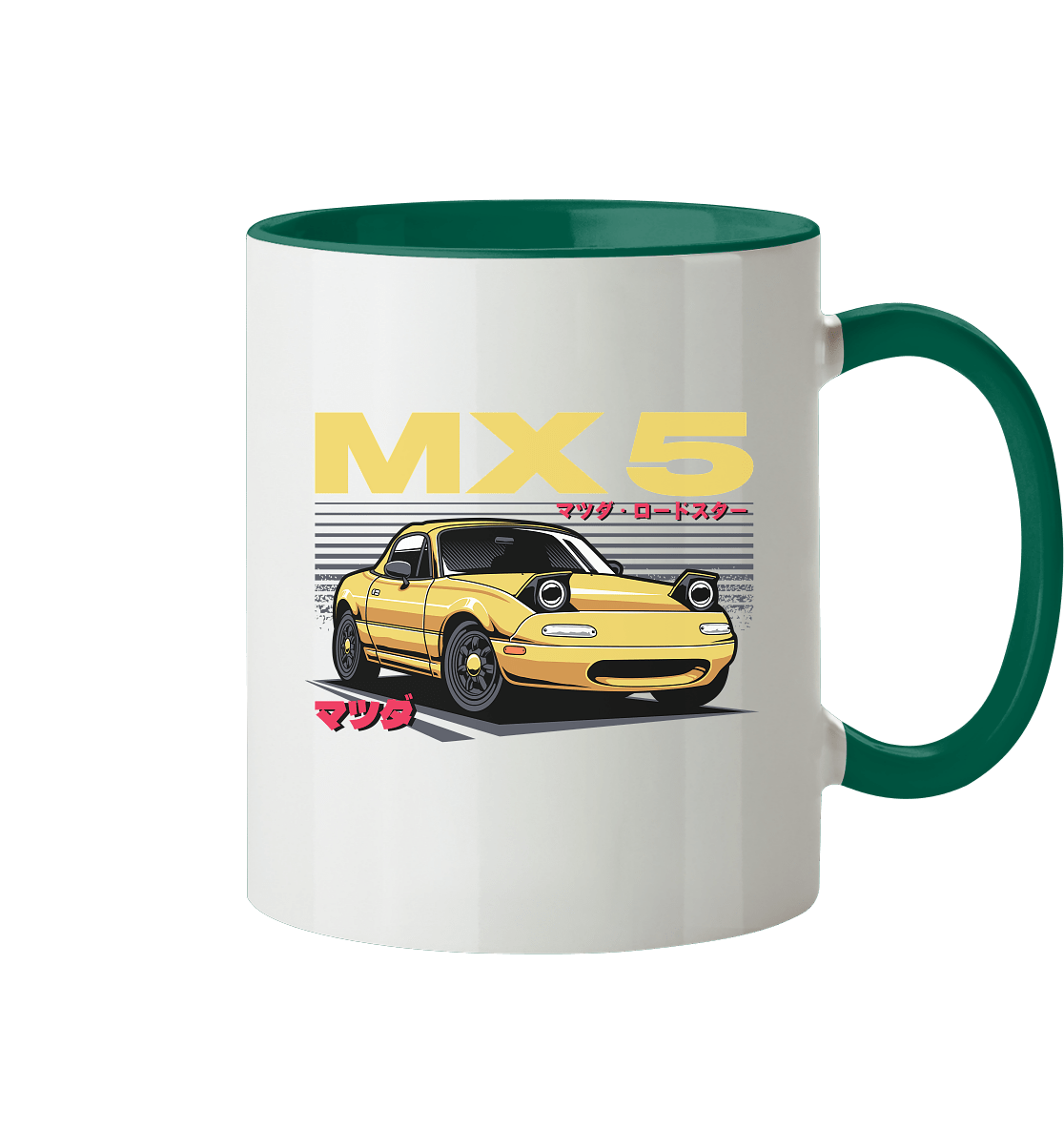 Banana Miata - Tasse zweifarbig - MotoMerch.de