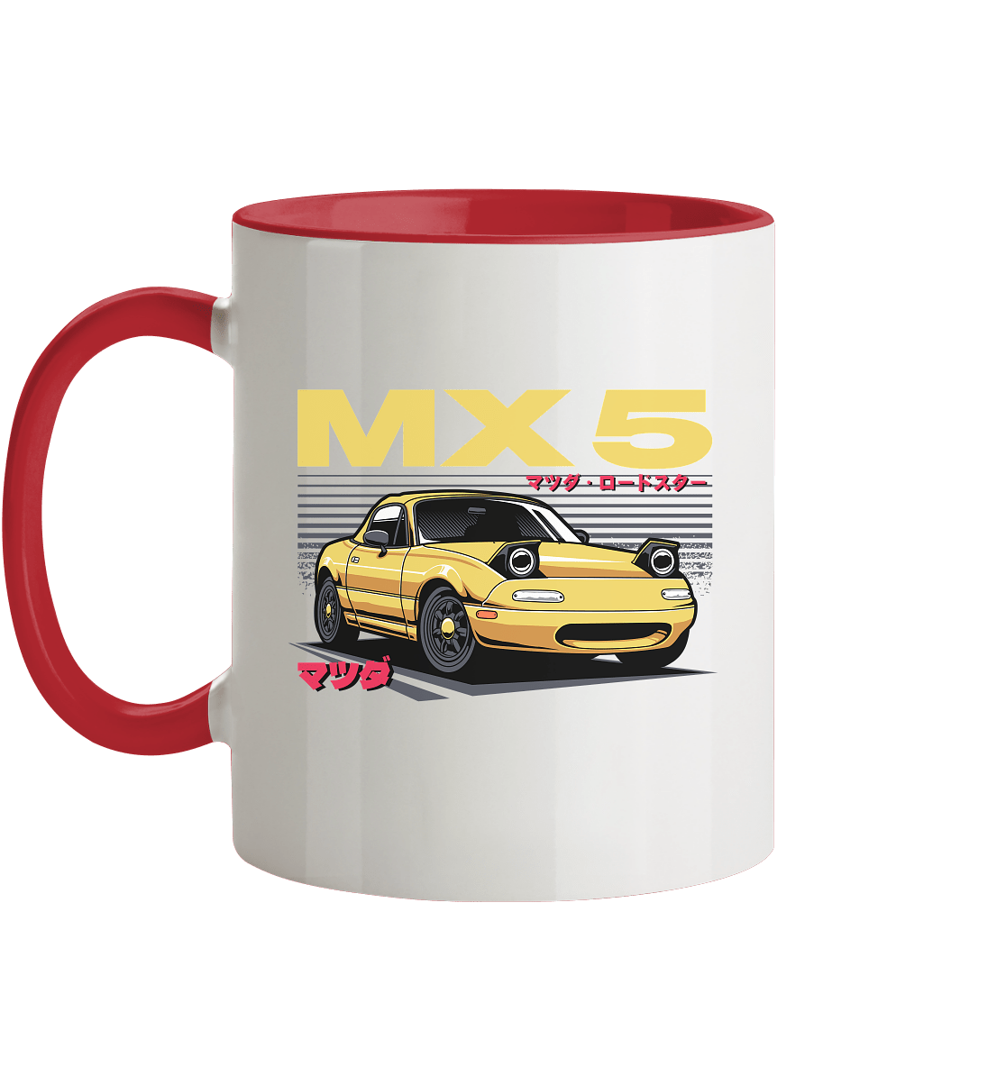 Banana Miata - Tasse zweifarbig - MotoMerch.de