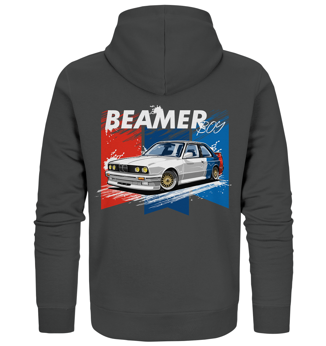 Beamer Boy E30 - Organic Zipper - MotoMerch.de