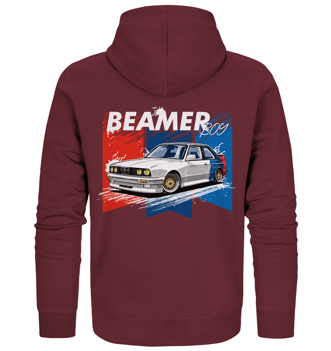 Beamer Boy E30 - Organic Zipper - MotoMerch.de