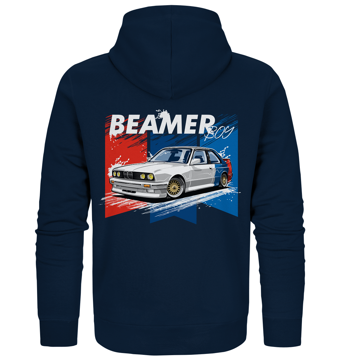 Beamer Boy E30 - Organic Zipper - MotoMerch.de
