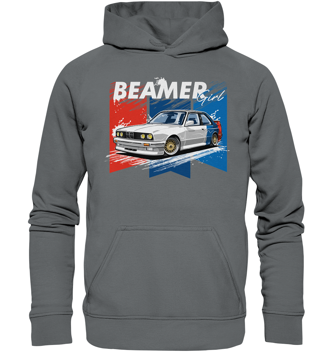 Beamer Girl E30 - Basic Unisex Hoodie - MotoMerch.de