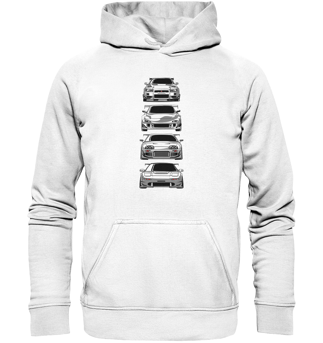 Black and White Legends - Basic Unisex Hoodie - MotoMerch.de
