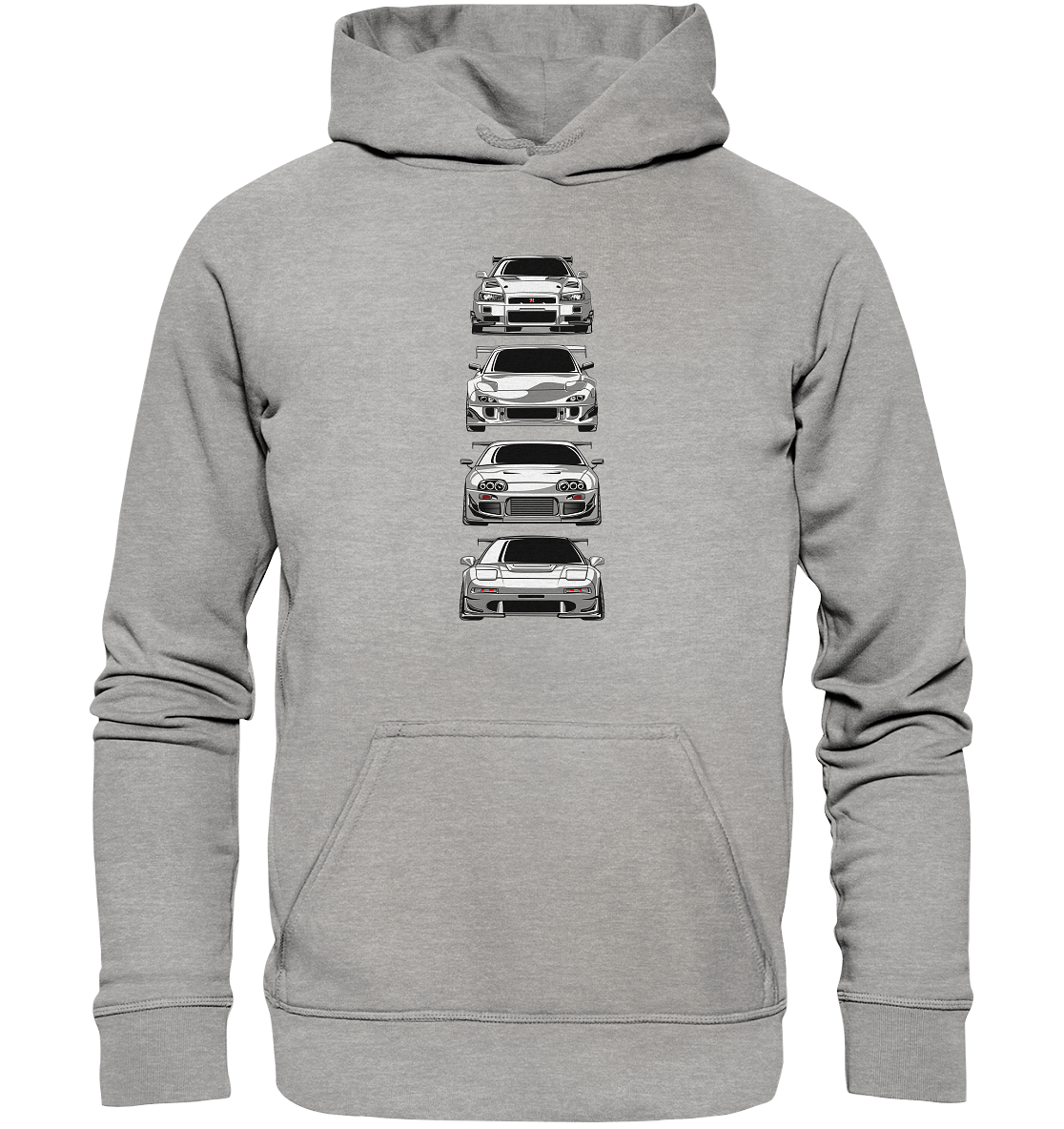 Black and White Legends - Basic Unisex Hoodie - MotoMerch.de