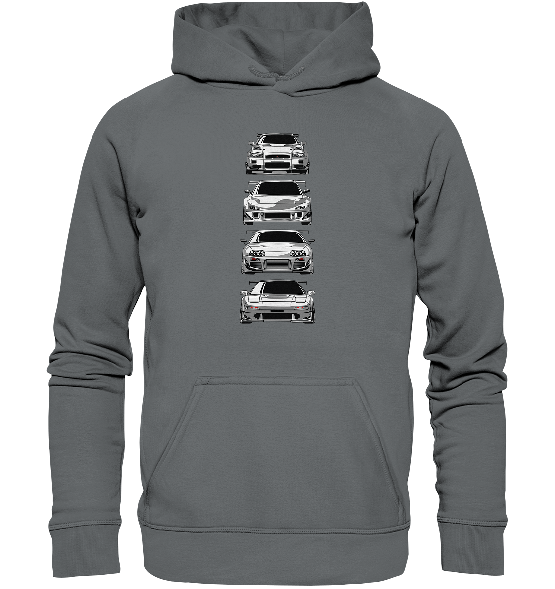 Black and White Legends - Basic Unisex Hoodie - MotoMerch.de