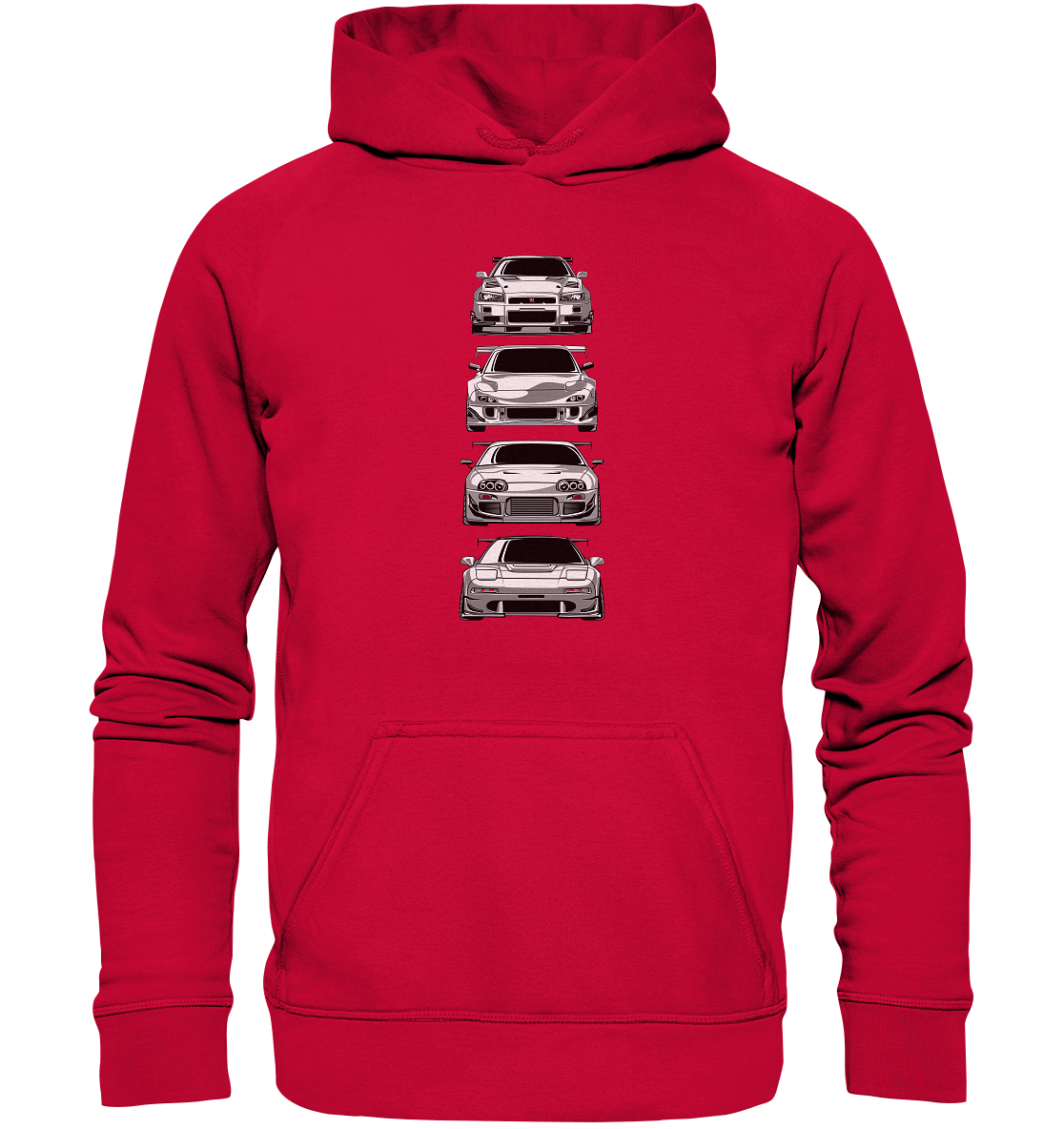 Black and White Legends - Basic Unisex Hoodie - MotoMerch.de