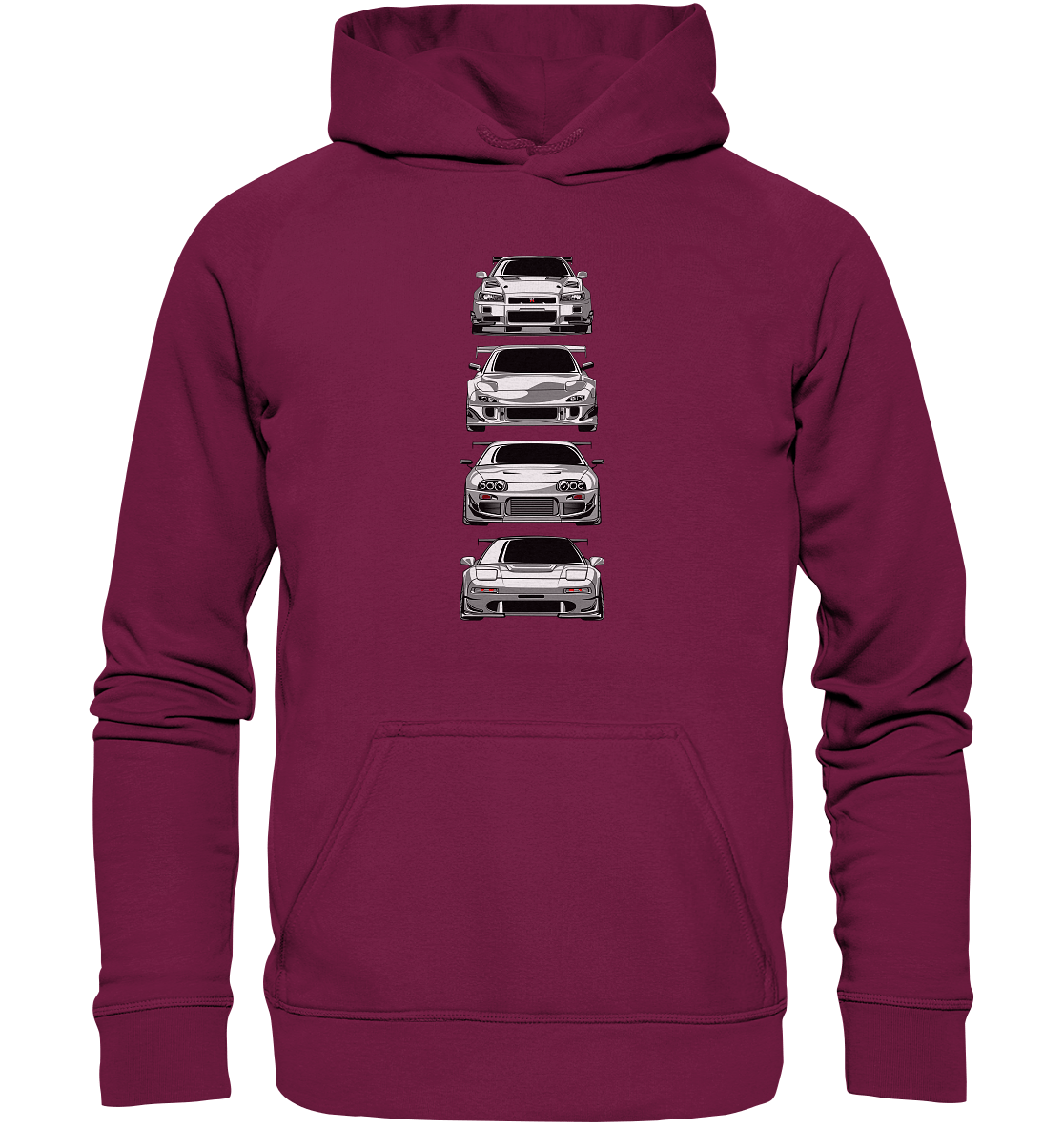 Black and White Legends - Basic Unisex Hoodie - MotoMerch.de