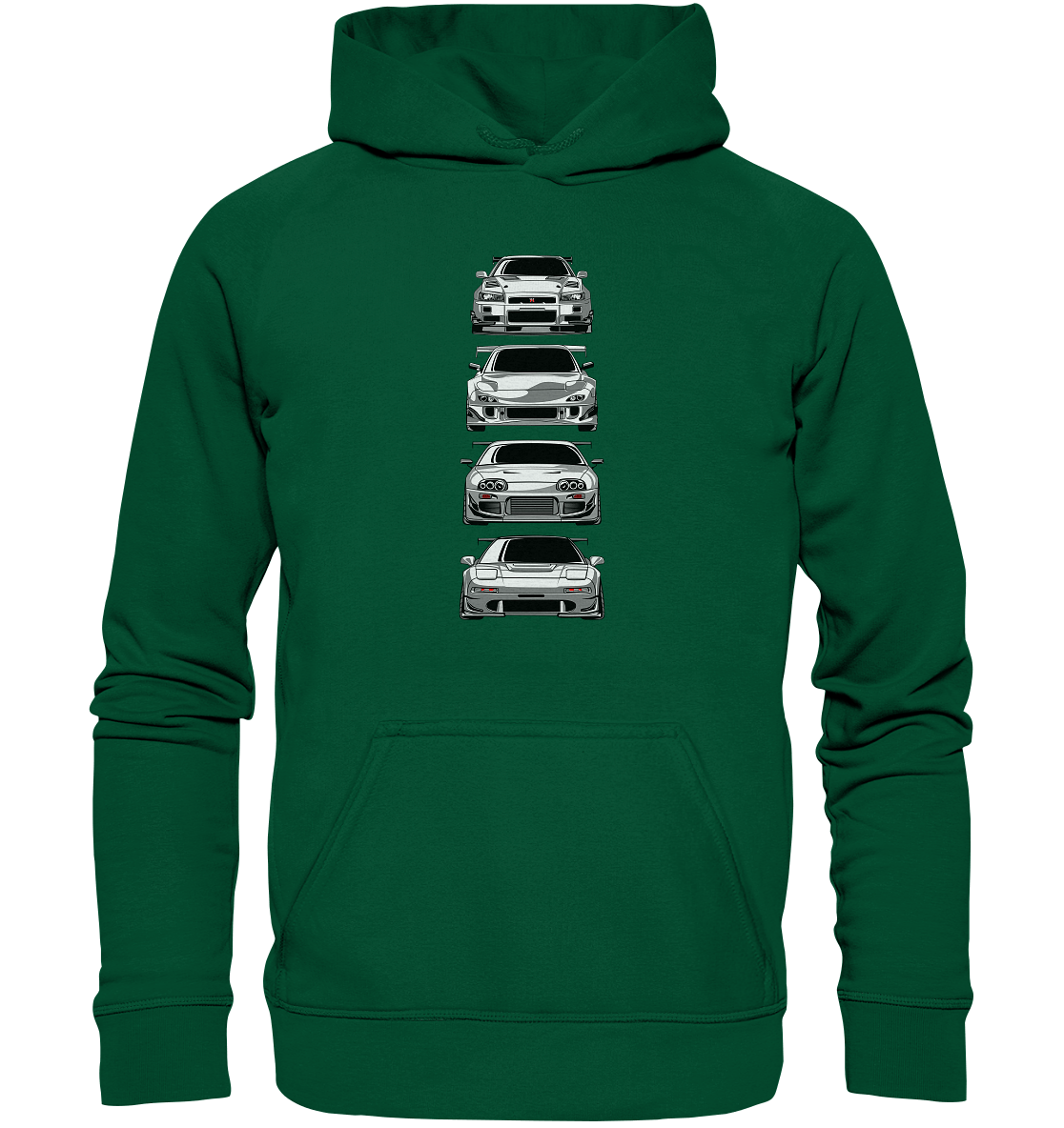 Black and White Legends - Basic Unisex Hoodie - MotoMerch.de
