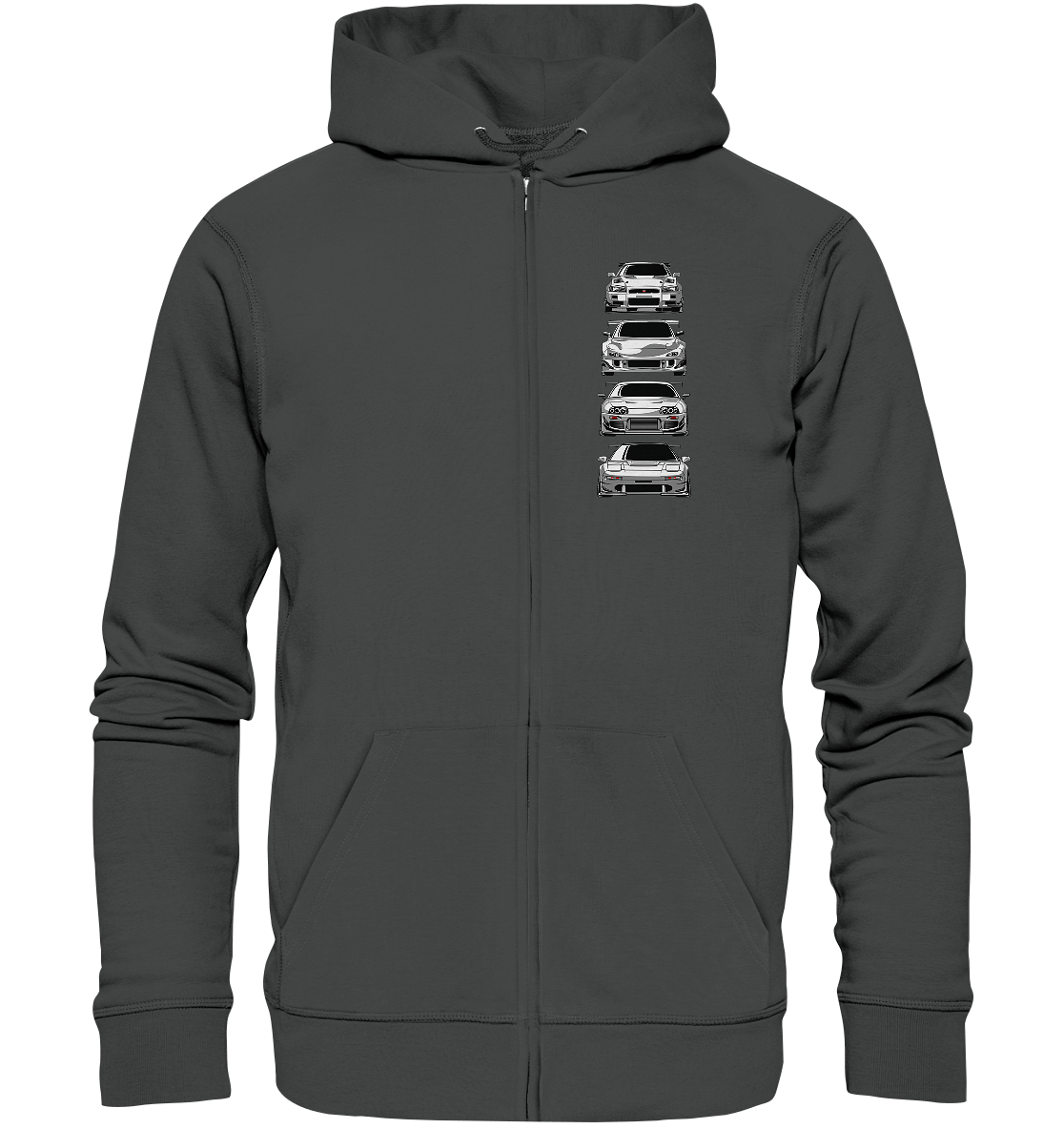 Black and White Legends - Organic Zipper - MotoMerch.de