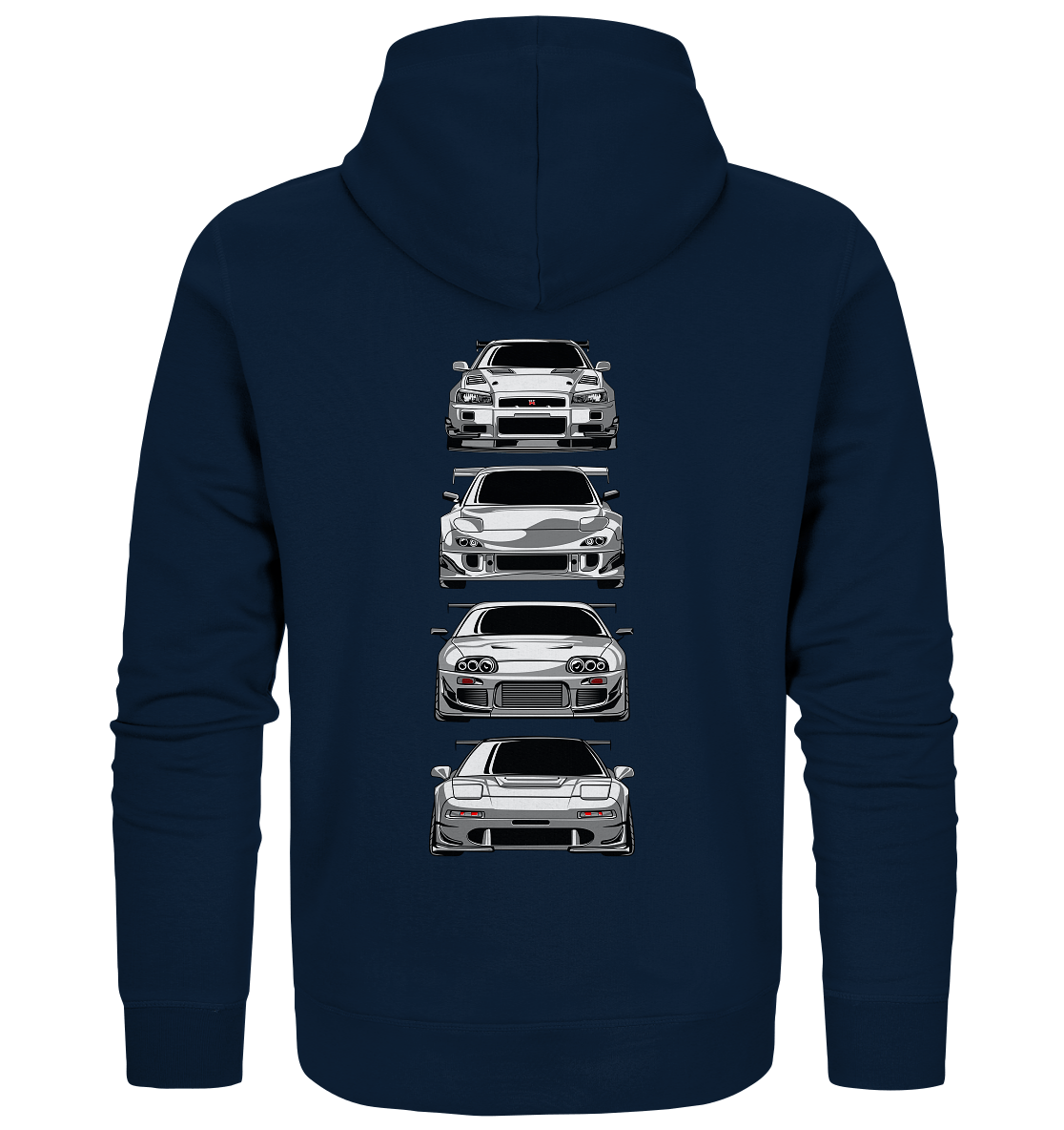 Black and White Legends - Organic Zipper - MotoMerch.de