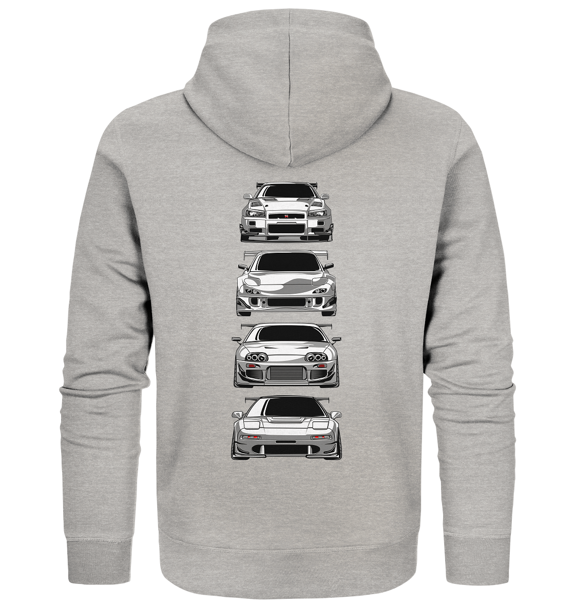 Black and White Legends - Organic Zipper - MotoMerch.de