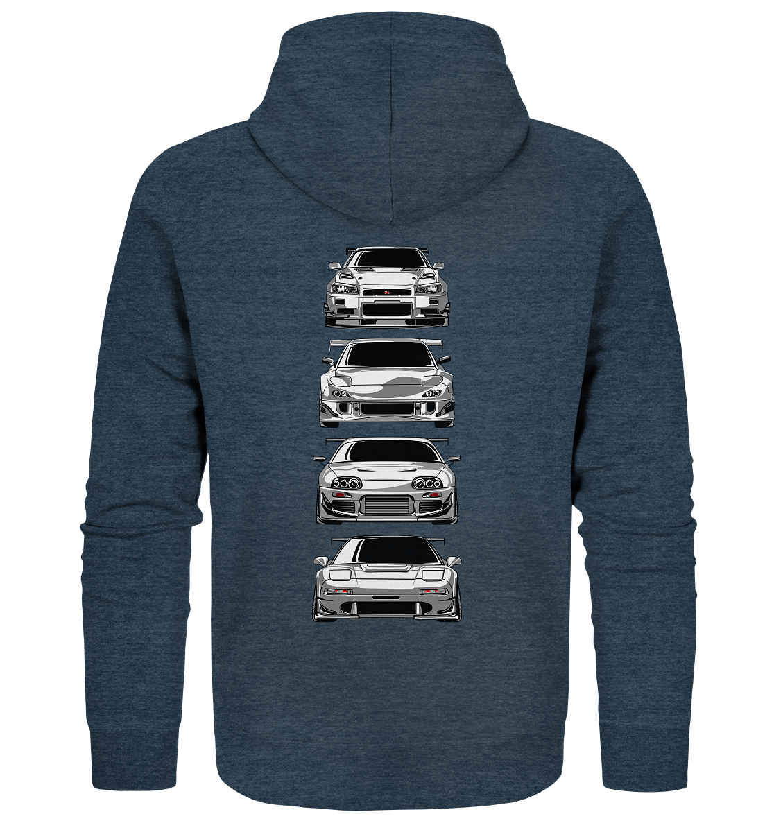 Black and White Legends - Organic Zipper - MotoMerch.de