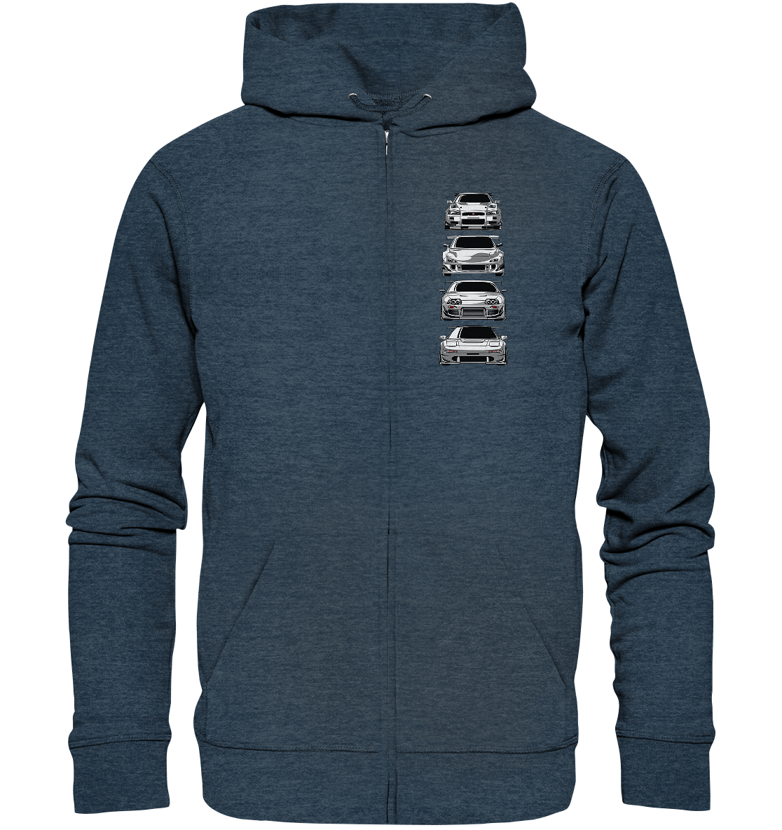 Black and White Legends - Organic Zipper - MotoMerch.de