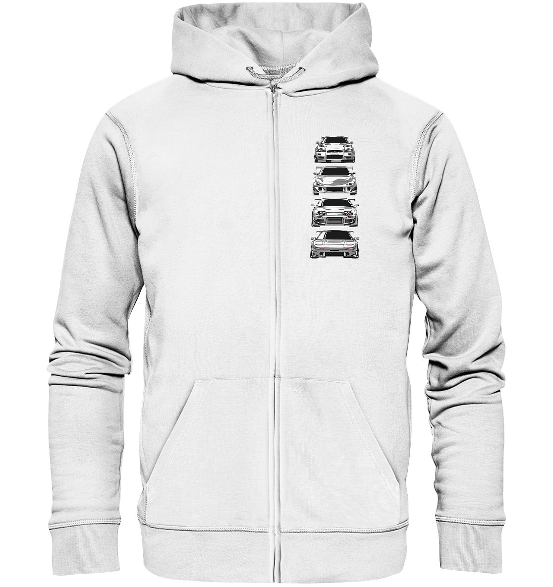 Black and White Legends - Organic Zipper - MotoMerch.de