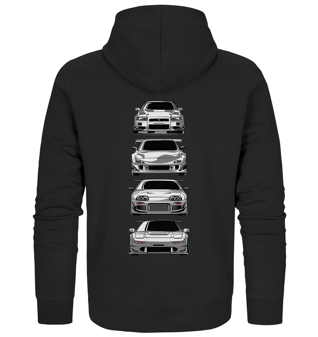 Black and White Legends - Organic Zipper - MotoMerch.de