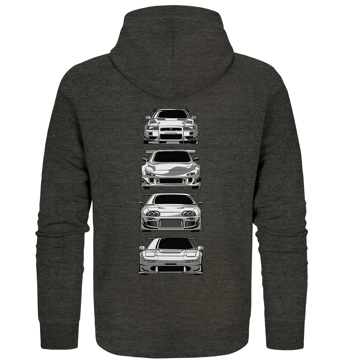 Black and White Legends - Organic Zipper - MotoMerch.de