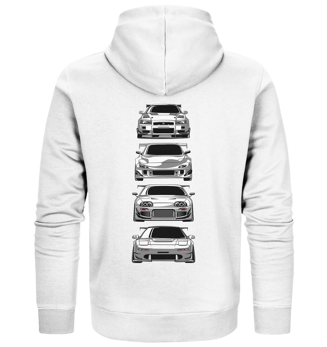 Black and White Legends - Organic Zipper - MotoMerch.de