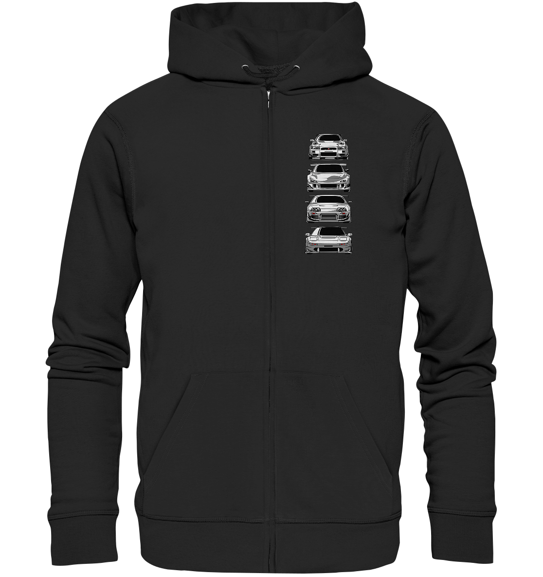 Black and White Legends - Organic Zipper - MotoMerch.de