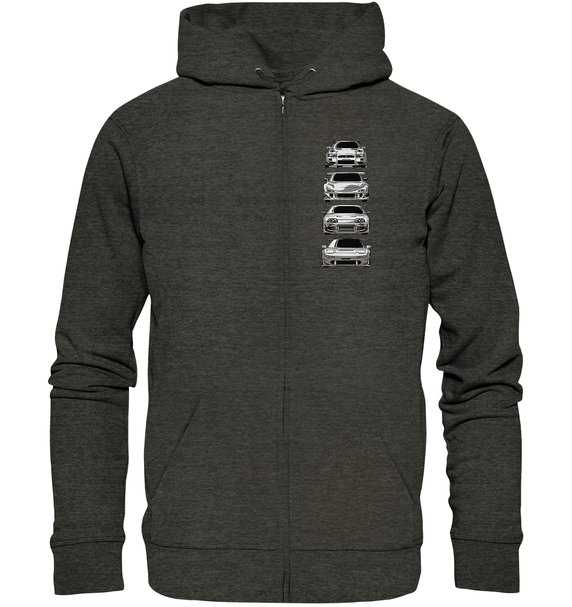 Black and White Legends - Organic Zipper - MotoMerch.de