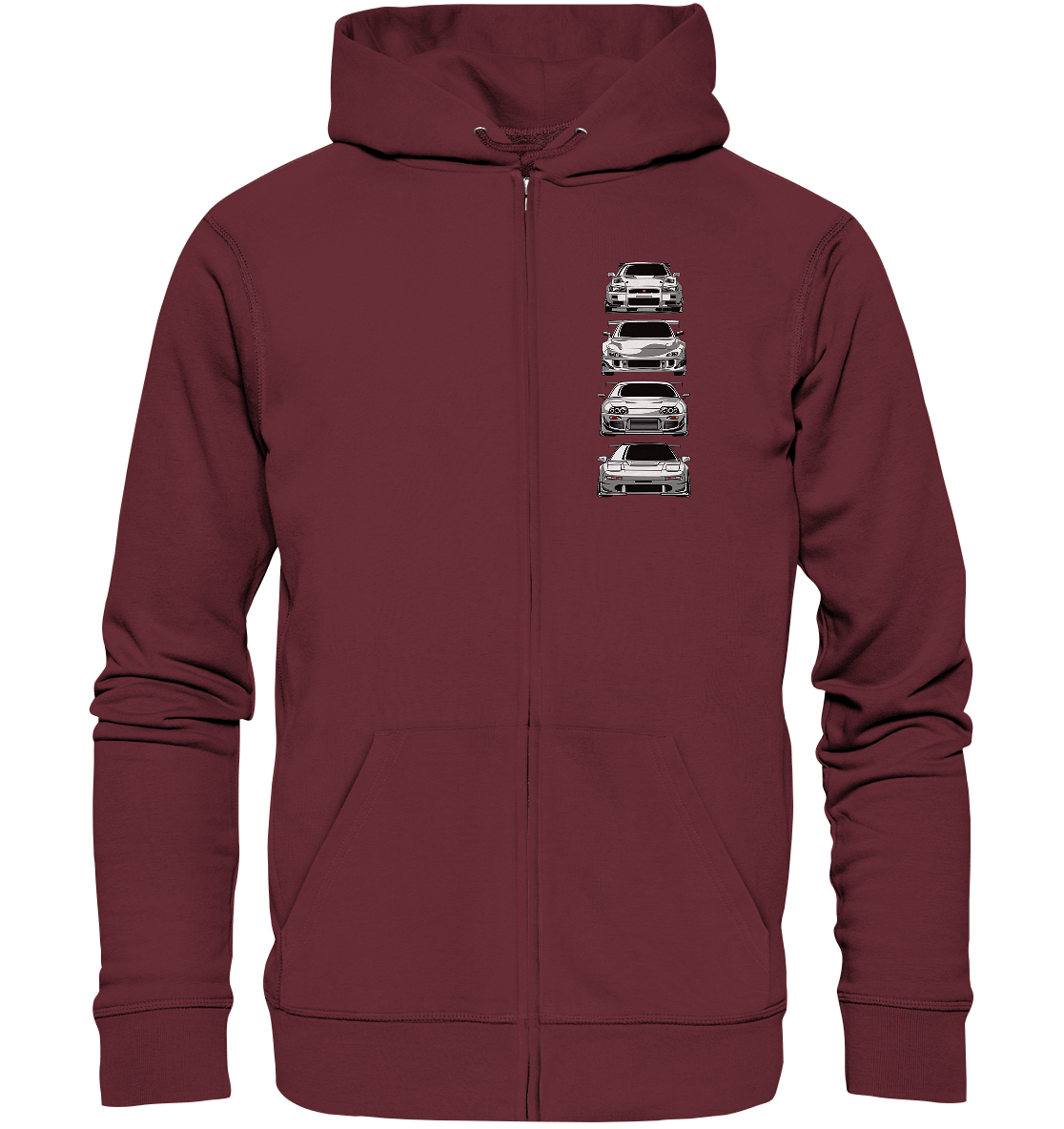 Black and White Legends - Organic Zipper - MotoMerch.de