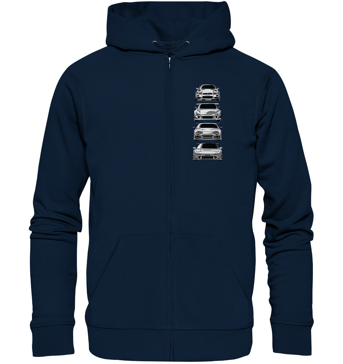 Black and White Legends - Organic Zipper - MotoMerch.de