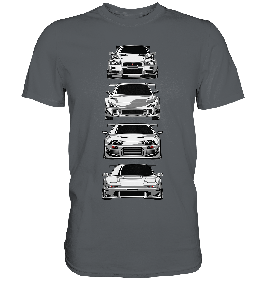 Black and White Legends - Premium Shirt - MotoMerch.de