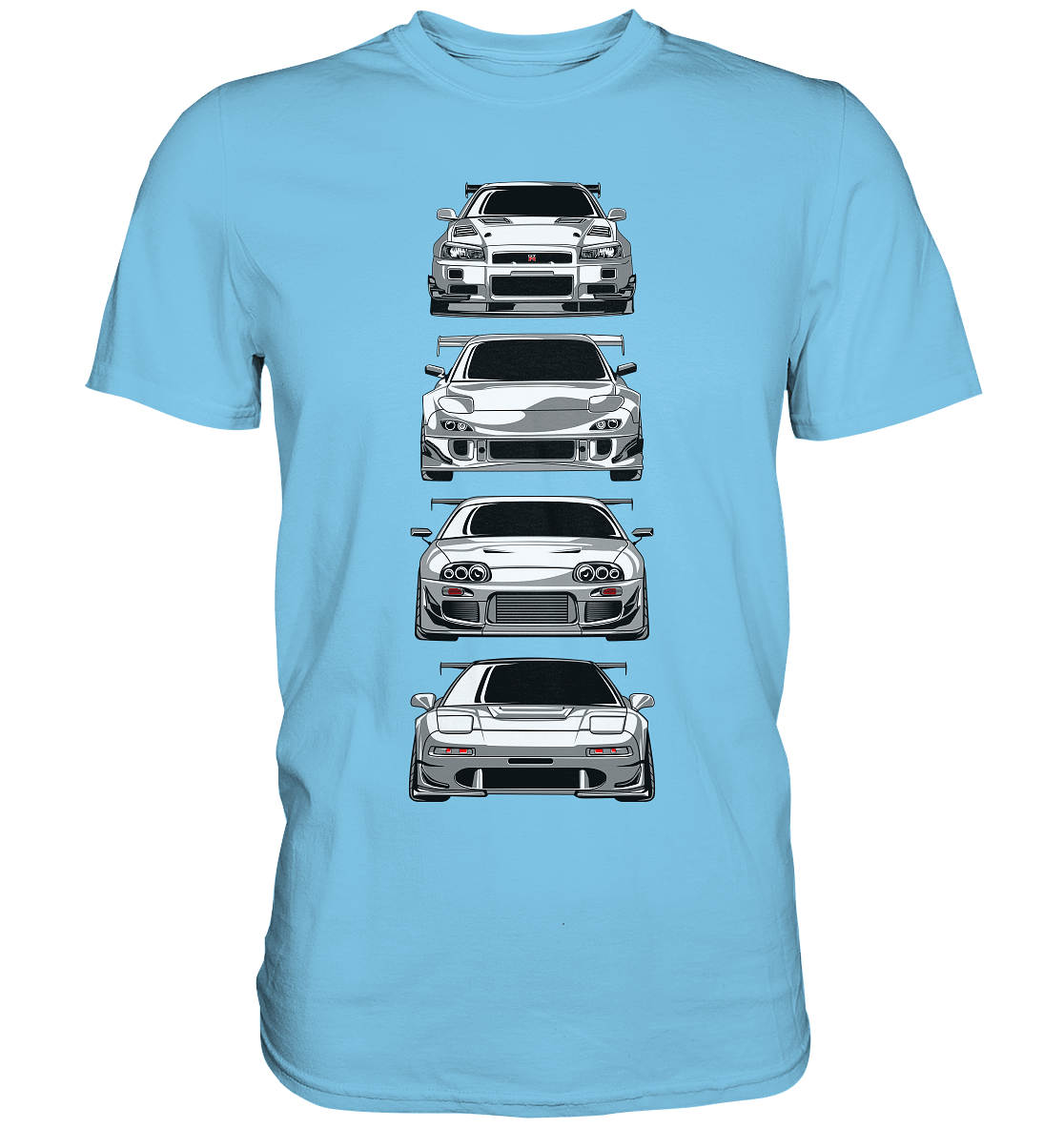 Black and White Legends - Premium Shirt - MotoMerch.de