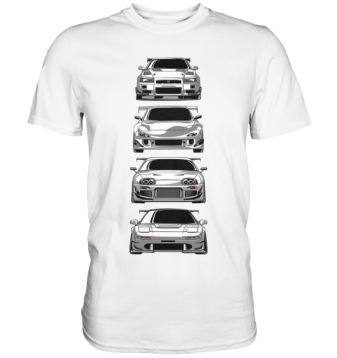 Black and White Legends - Premium Shirt - MotoMerch.de