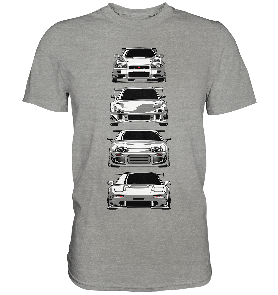 Black and White Legends - Premium Shirt - MotoMerch.de