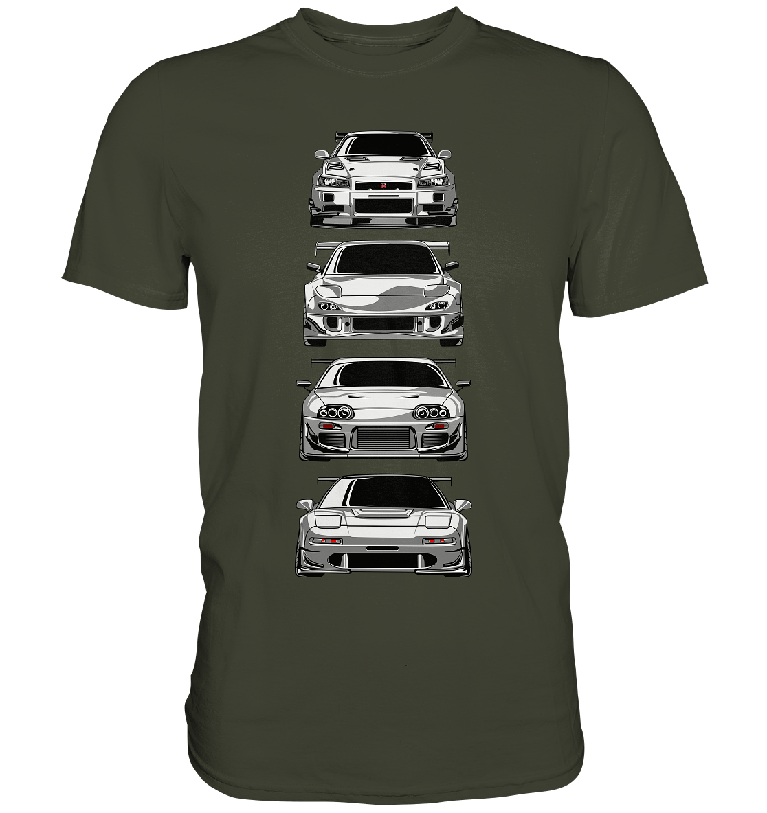 Black and White Legends - Premium Shirt - MotoMerch.de