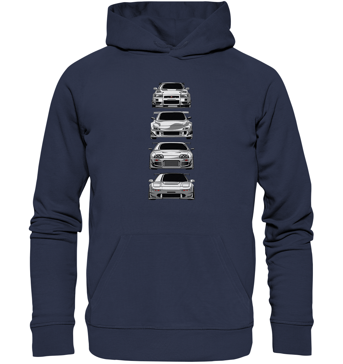 Black and White Legends - Premium Unisex Hoodie - MotoMerch.de