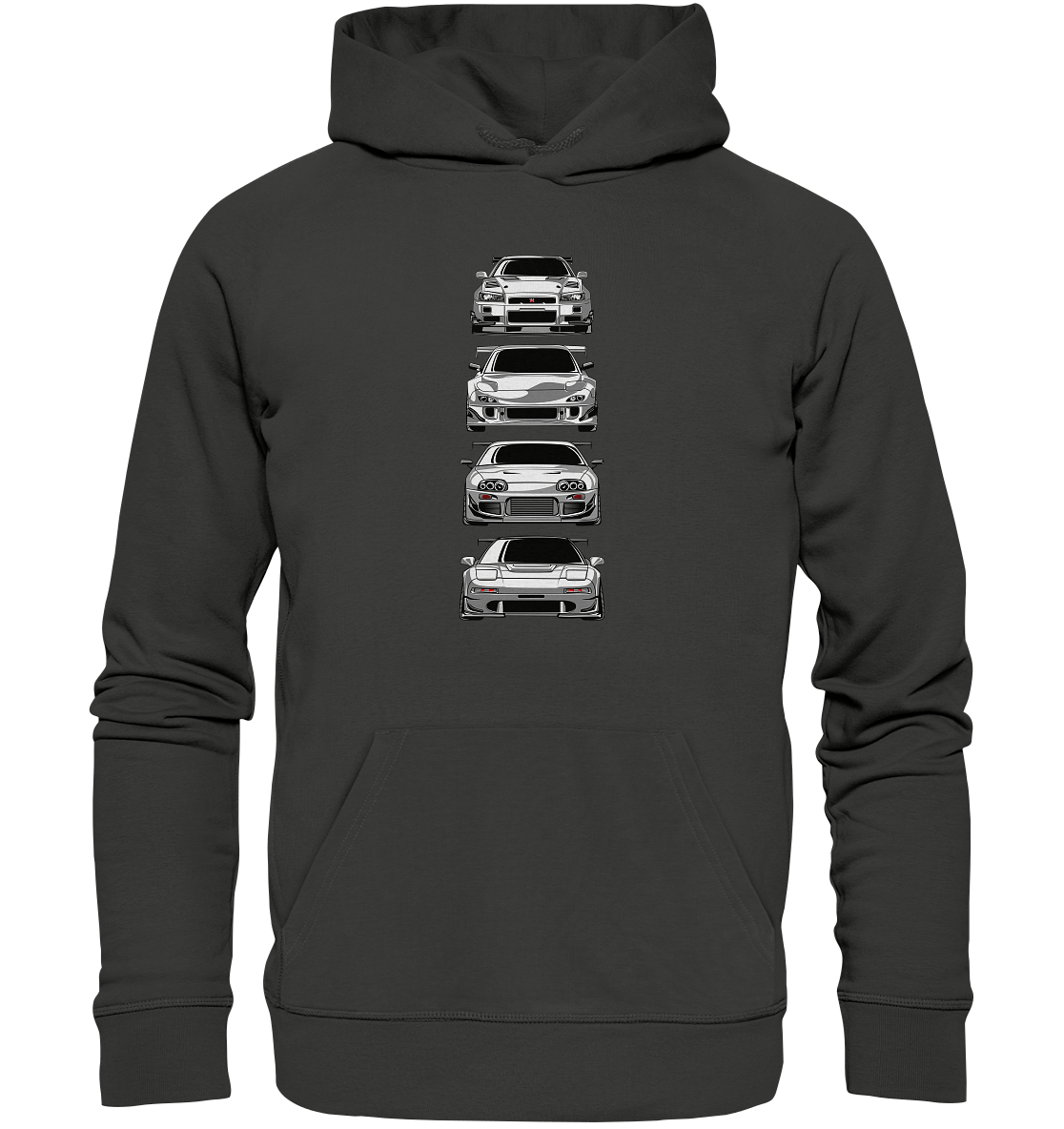Black and White Legends - Premium Unisex Hoodie - MotoMerch.de