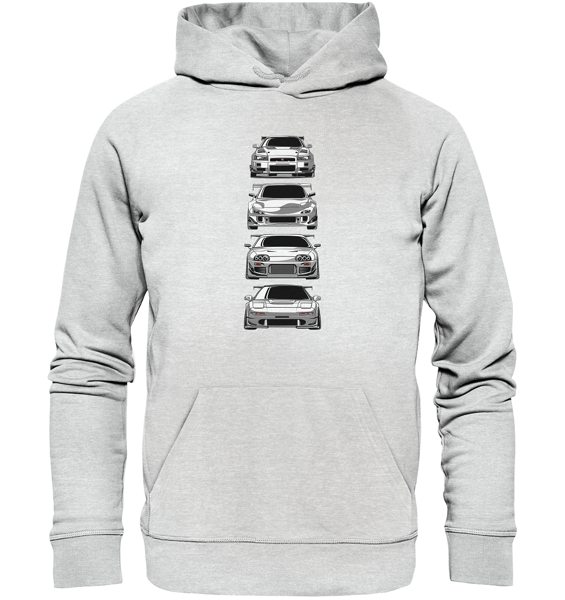 Black and White Legends - Premium Unisex Hoodie - MotoMerch.de