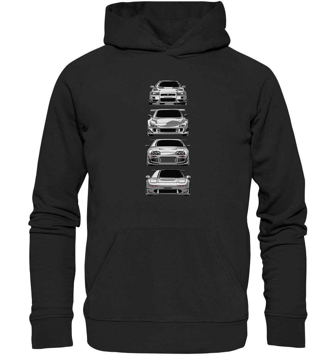 Black and White Legends - Premium Unisex Hoodie - MotoMerch.de