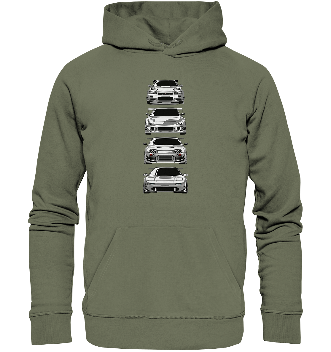 Black and White Legends - Premium Unisex Hoodie - MotoMerch.de