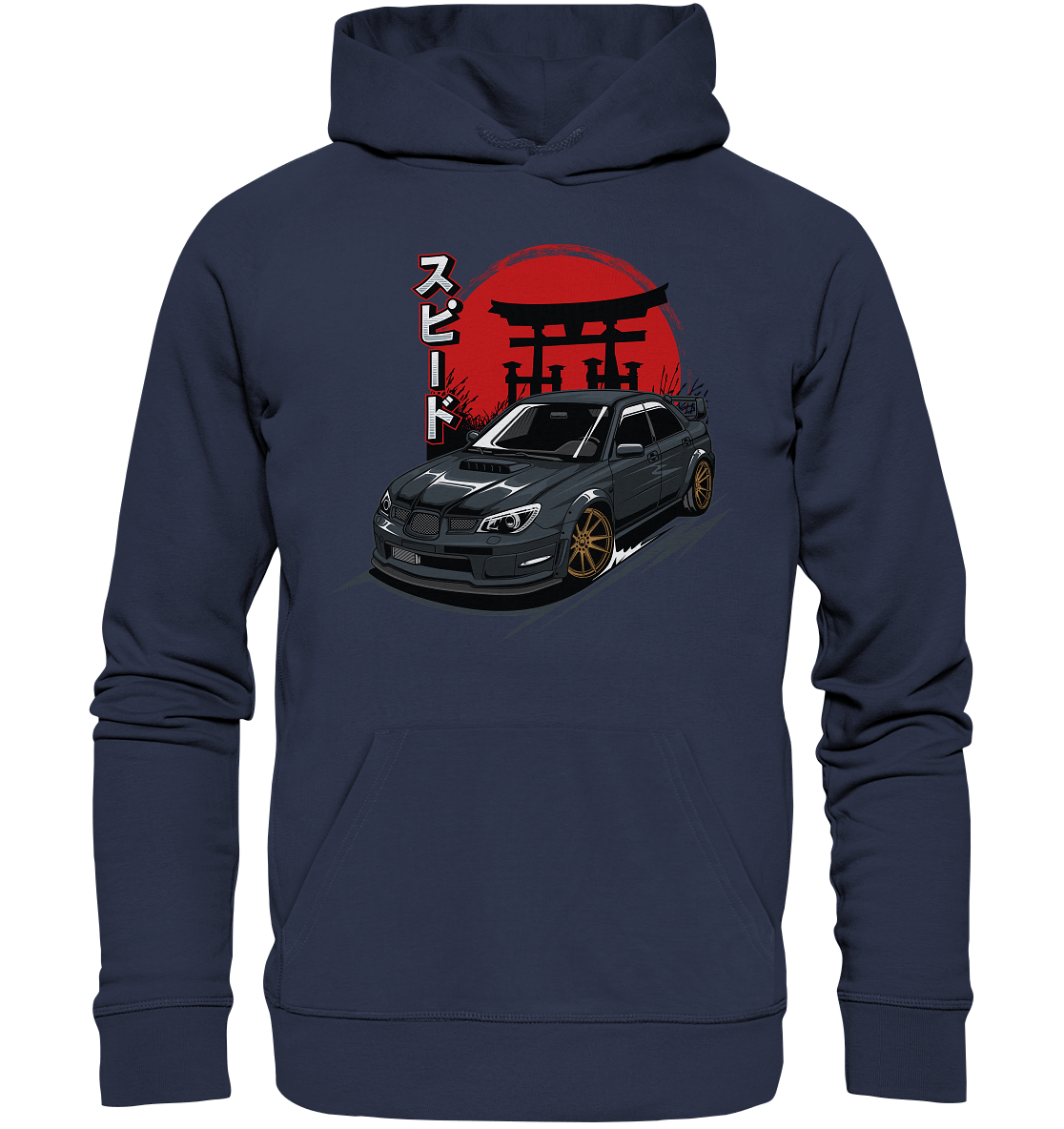 Black Hawkeye WRX STI - Premium Unisex Hoodie - MotoMerch.de
